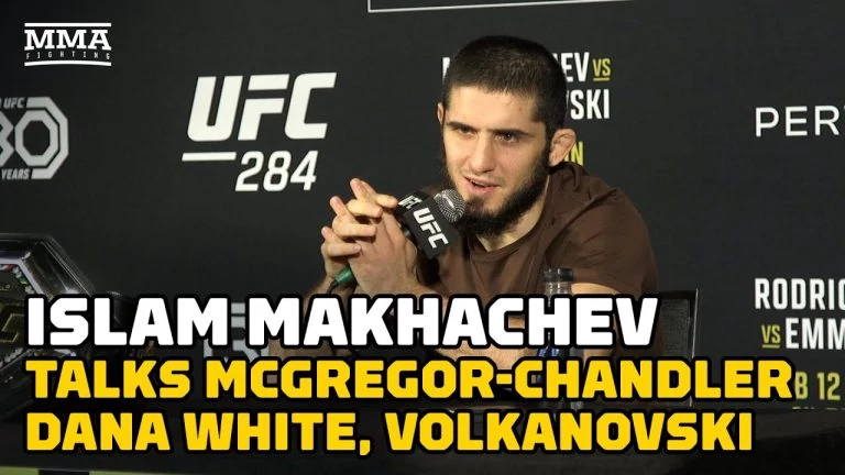 Video: Islam Makhachev Responds To Dana White, Talks Conor McGregor vs. Michael Chandler, Volkanovski