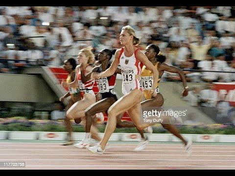 Video: Katrin Krabbe vs Gwen Torrence vs Merlene Ottey 100m Tokyo 91 (Quarterfinals, Semifinals, Final )