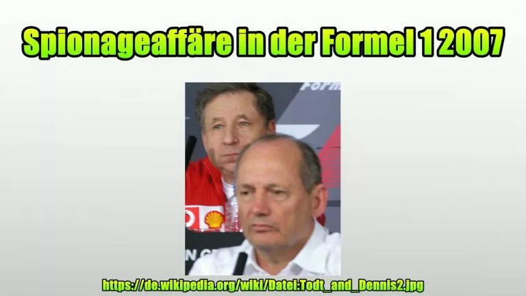 Video: Spionageaffäre in der Formel 1 2007