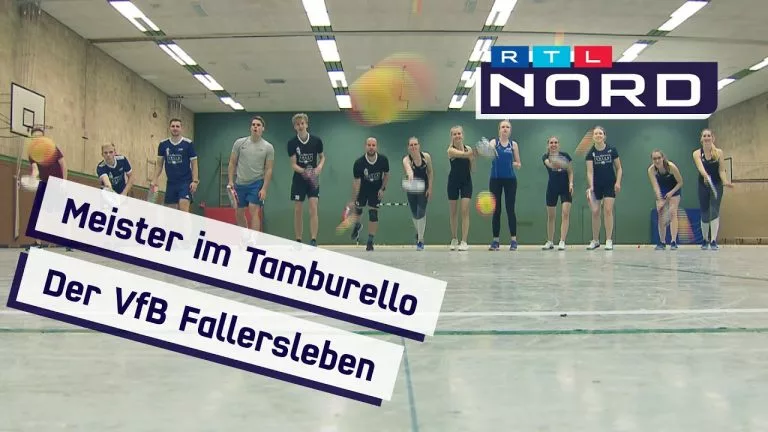 Video: Tamburello – Beim VfB Fallersleben wird das Tamburin zum Schläger