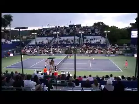 Video: Martina Hingis' Second Retirement Comeback Double Match 31st Jul 2013