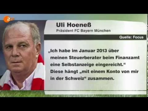 Video: Der Fall Hoeneß: Steuerhinterziehung