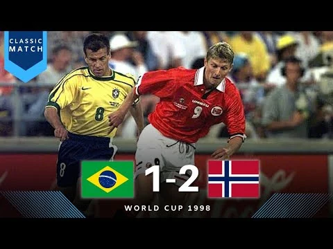 Video: Brazil vs Norway 1-2 || World Cup 1998