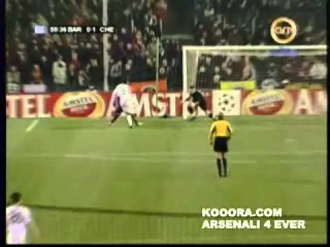 Video: Didier drogba red card vs Barcelona 2005