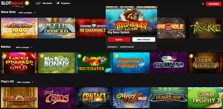 SlotMagie slots