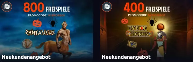 bis zu 800 Freispiele für nur 1€